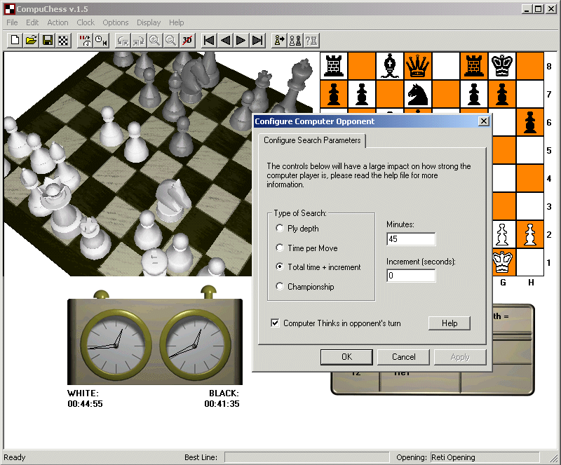 CompuChess screen shot